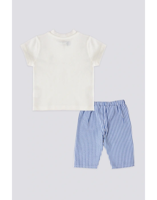 Us Polo Assn Erkek Bebek Krem 2li Takım