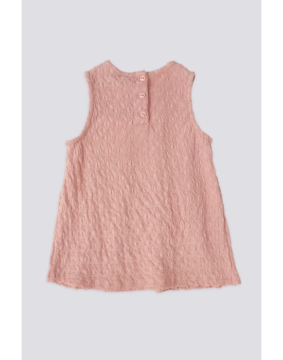 US POLO KIZ BEBEK PEMBE ELBİSE