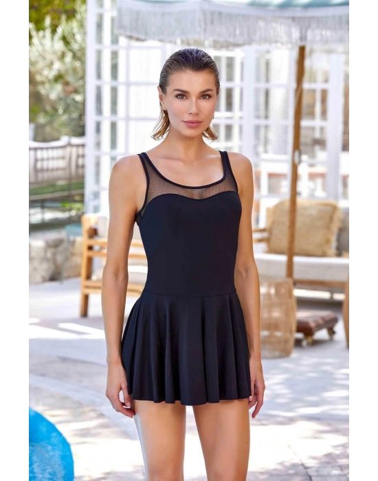 3846 Kadın Elbise Mayo