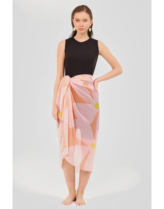 Desenli Etek Pareo