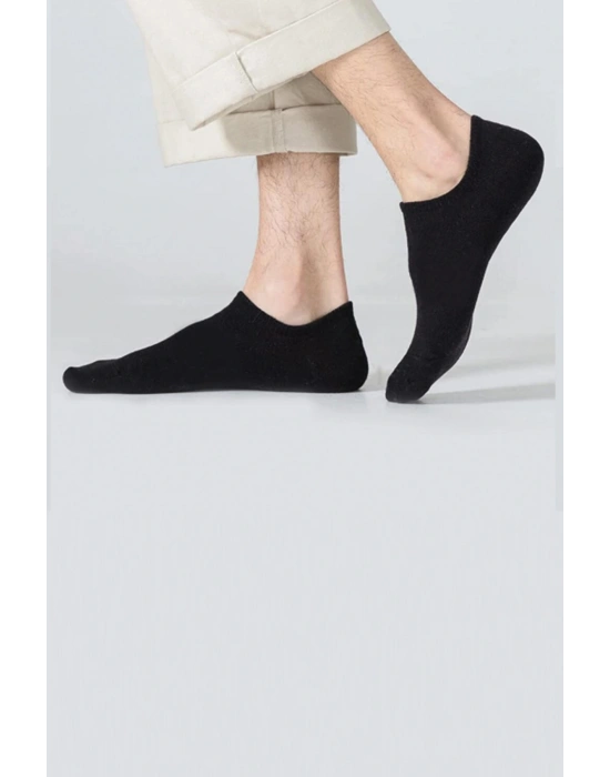 6lı Silikonlu-dikişsiz-bambu Sneaker(görünmez) Çorap