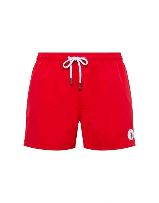 Erkek Kırmızı Orta Boy Deniz Şortu 22006