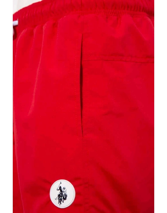 Erkek Kırmızı Orta Boy Deniz Şortu 22006