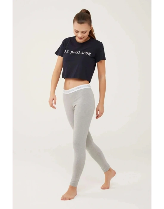 Kadın Uzun Pamuklu Tayt S-16605