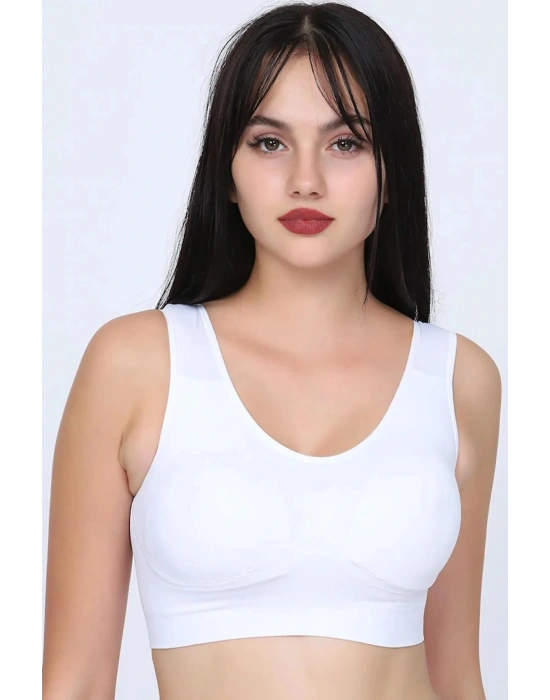 Kalın Askılı Tak-çıkar Pedli Bambu  Bustiyer Sütyen