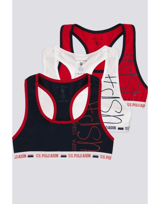 US1681 Us Polo Kız Çocuk Bra Takım 1681
