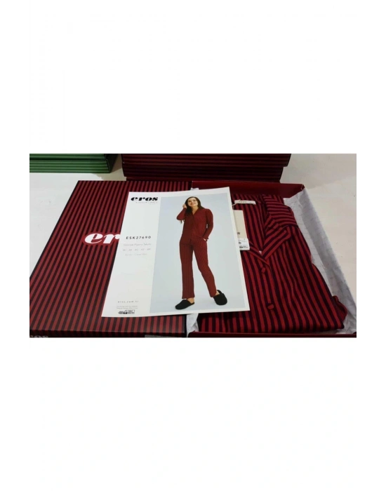 Esk27690 Kadın Gömlek Pijama Takım 21k