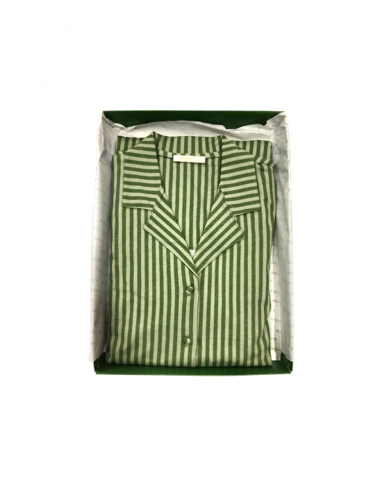 Esk27690 Kadın Gömlek Pijama Takım 21k