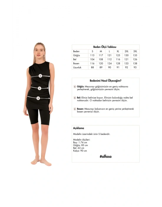 Atina Desenli Tesettür Mayo