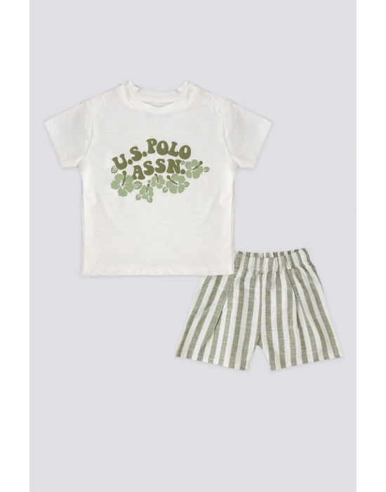 Kız Bebek Beyaz 2li Bebek Takım