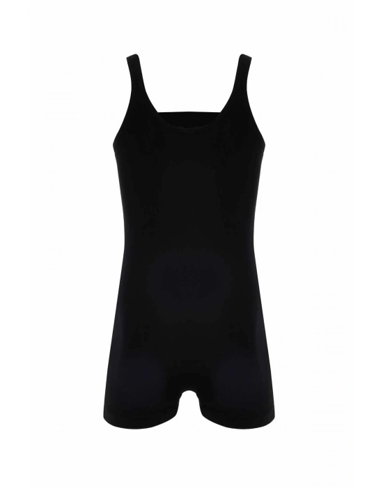 ŞORTLU SPORCU KIZ ÇOCUK YÜZÜCÜ MAYO