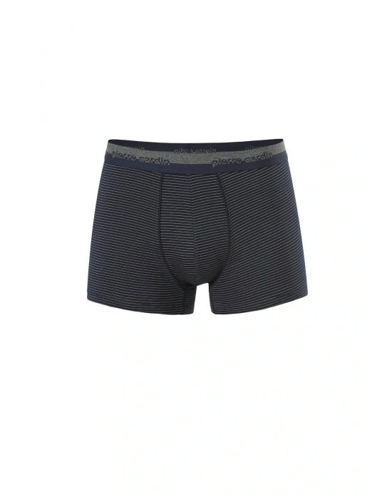 Lacivert Gri Pamuklu Likralı 3lü Erkek Boxer