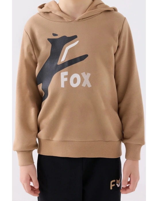 Erkek Çocuk Kahverengi Eşofman Takımı