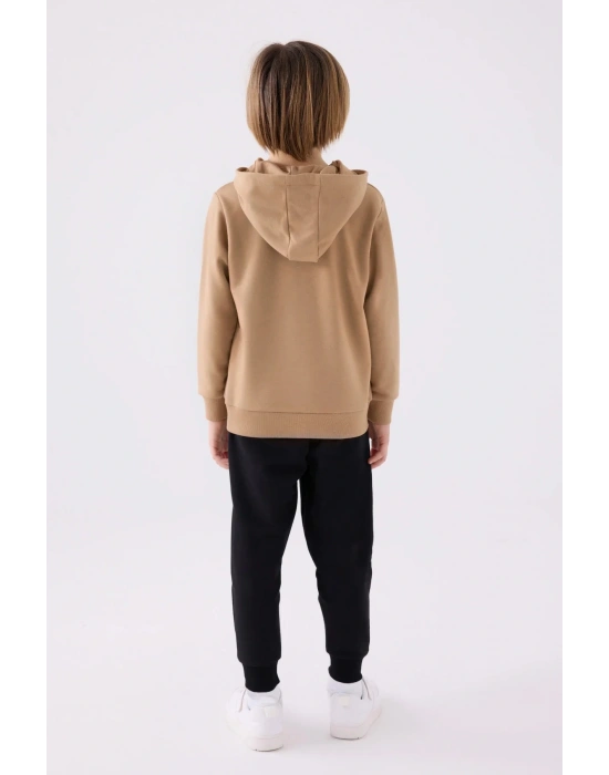 Erkek Çocuk Kahverengi Eşofman Takımı