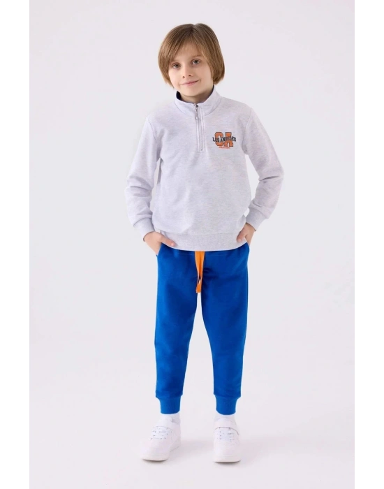 Erkek Çocuk Gri Eşofman Takımı