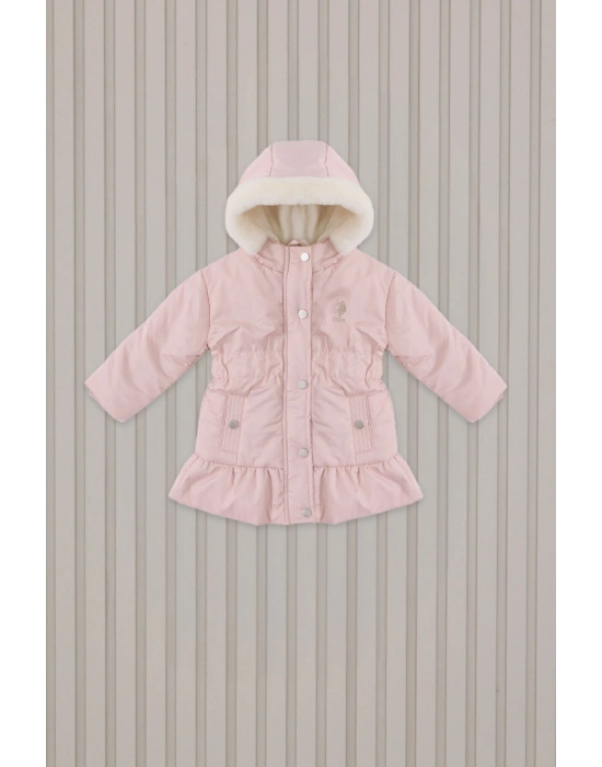 Kız Bebek Pembe Bebek Mont