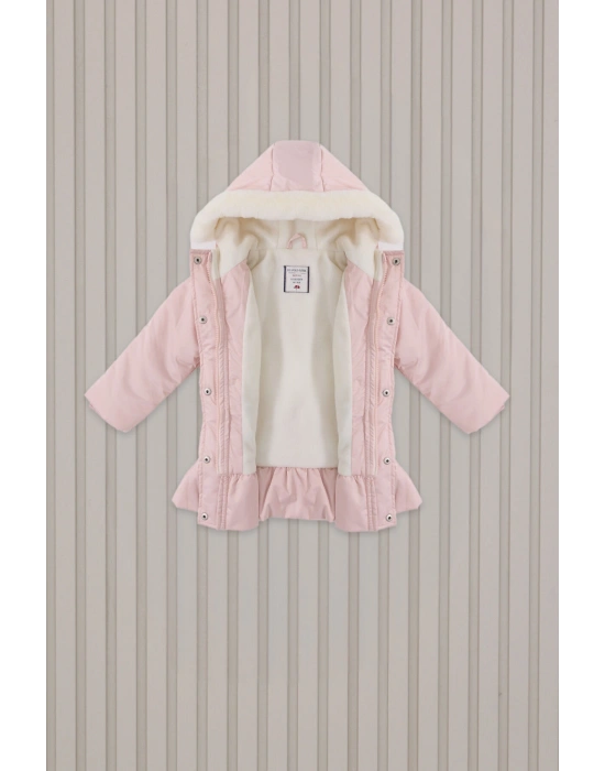 Kız Bebek Pembe Bebek Mont