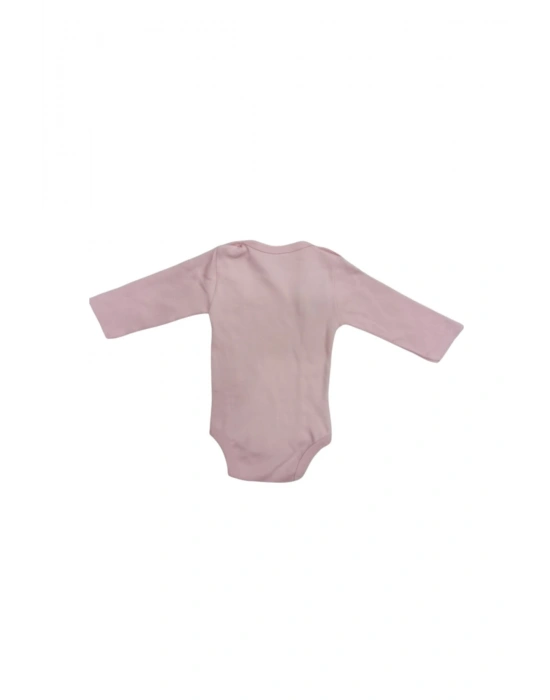 Kız Bebek Fırfırlı Uzun Kollu Çıtçıtlı Body 0-12 Ay