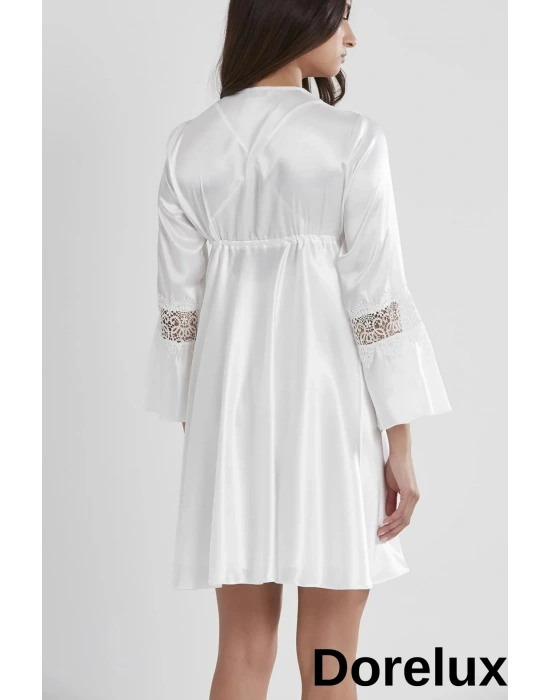 Saten Gecelik Sabahlık Pijama Takım Şort Takım 6lı Gelin Çeyiz Seti 1002