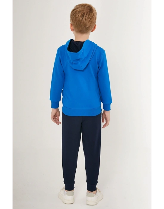 Us1545-s 4-15 Yaş Lisanslı Us Polo Assn Erkek Çocuk Takım -saks Mavi