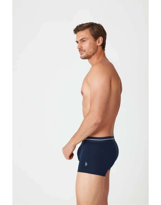 Erkek Lacivert - Gri Melanj 2 Li Boxer