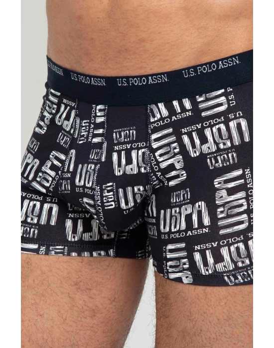 Erkek Gri Melanj - Lacivert 2 Li Boxer 80350