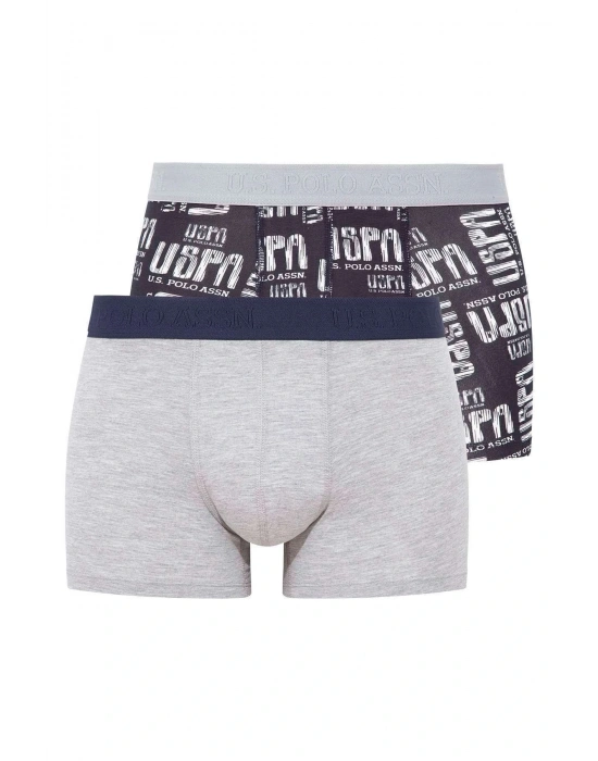Erkek Gri Melanj 2 Li Boxer 80358