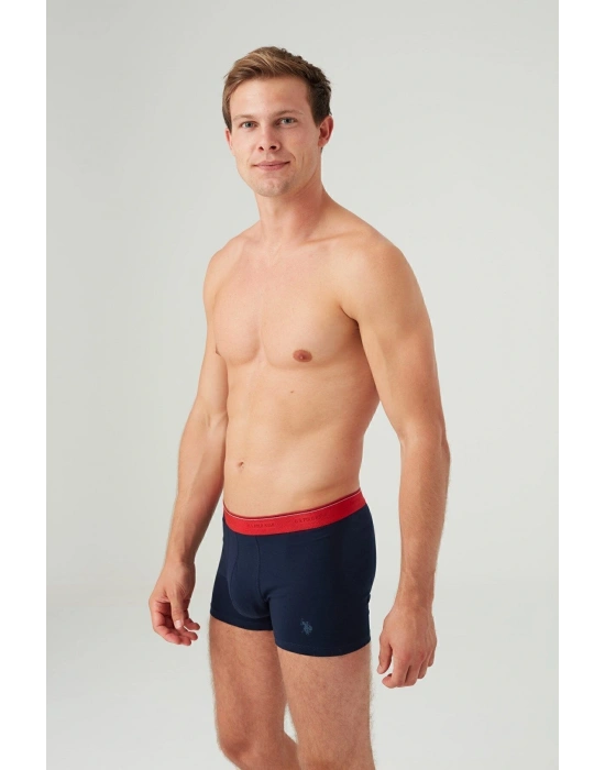 Erkek Kırmızı - Lacivert 2 Li Boxer 80361