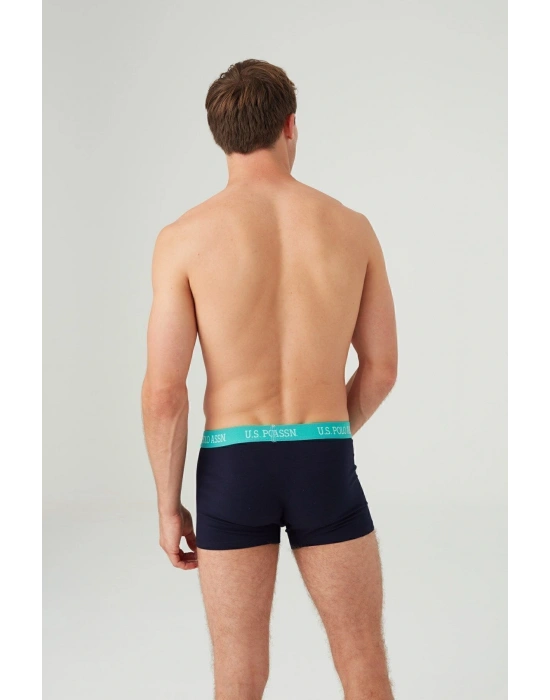 Erkek Gri Melanj - Lacivert 2 Li Boxer 80362