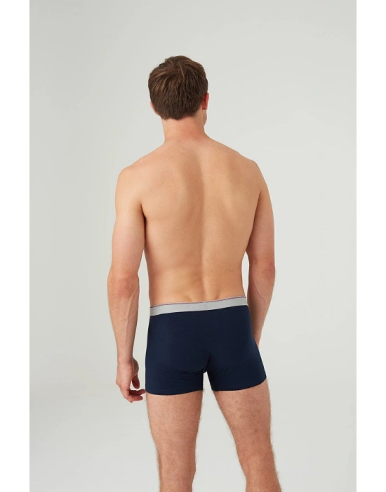 Erkek Lacivert Tekli Boxer 80621