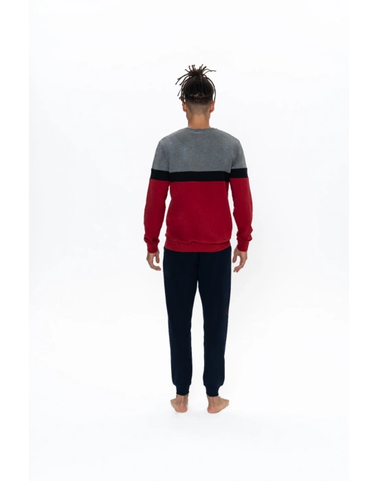 U.S. Polo Assn. Erkek %100 Pamuk 2 İplik Dokuma Ev Giyim Pijama Takım 18821