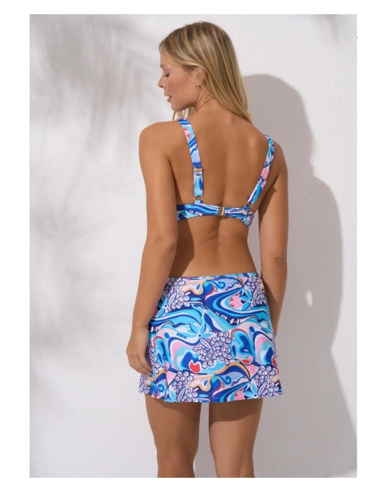 Kadın Lotus Etekli Fra Bikini Takım