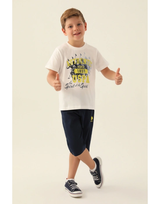 Us1743 Erkek Çocuk Sport Siprit Bermuda Takım