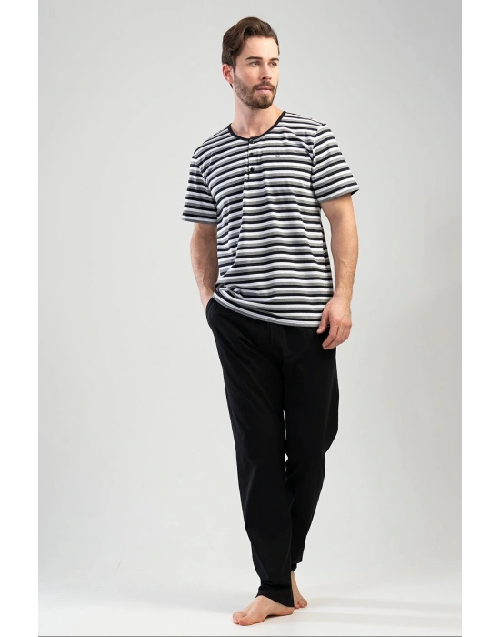 Erkek Kısa Kol Pijama Takım, 111203