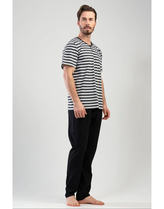 Erkek Kısa Kol Pijama Takım, 111203