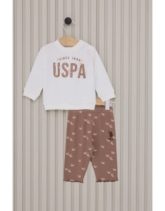 Kız Bebek Beyaz 2li Bebek Takım