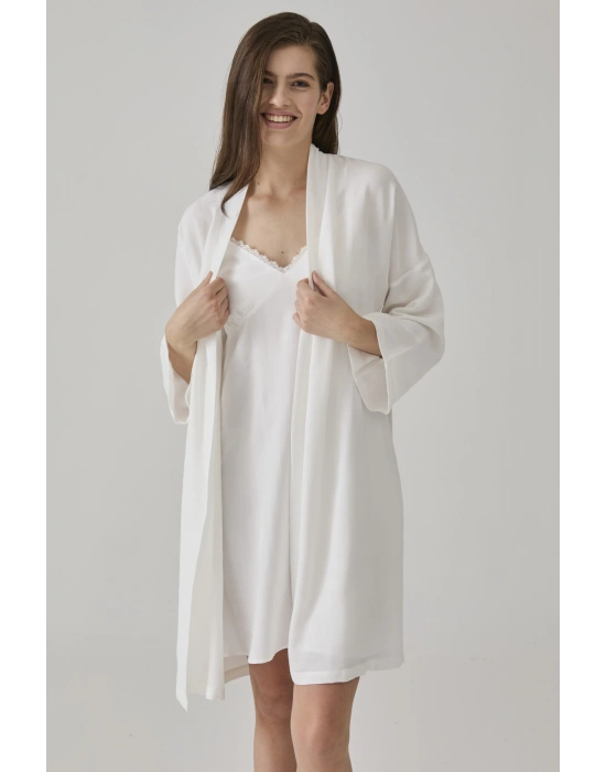 KADIN EKRU JAKARLI SABAHLIK