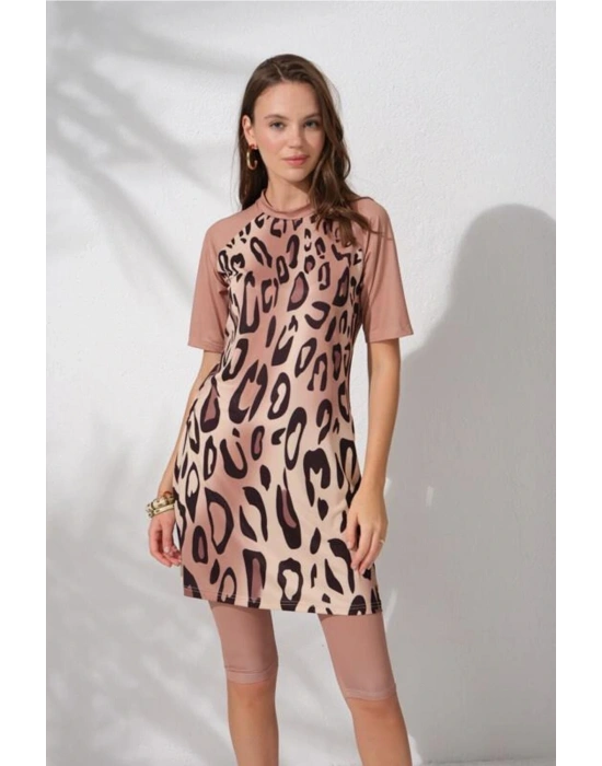 Yarım Kollu Tesettür Mayo 231909