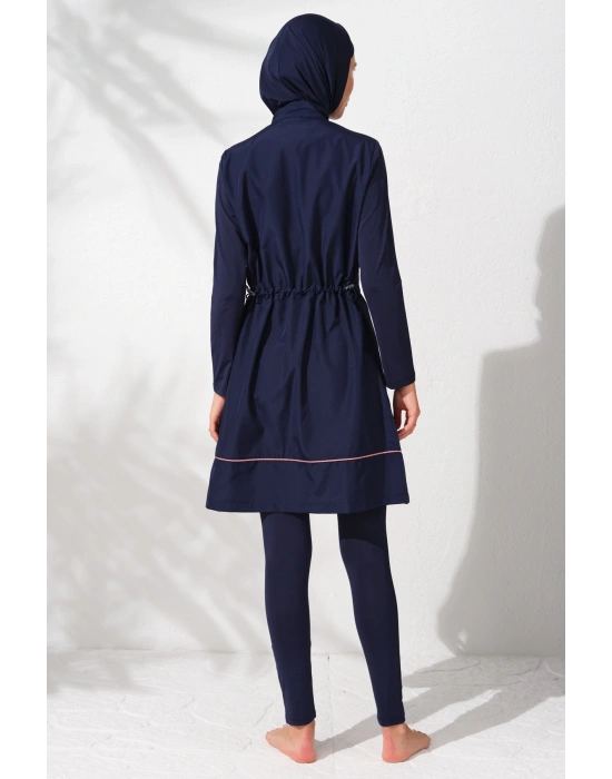 Uzunkollu Fermuarlı Tesettür Mayo Uzunkollu Fermuarlı Tesettür Mayo 231924_LACIVERT