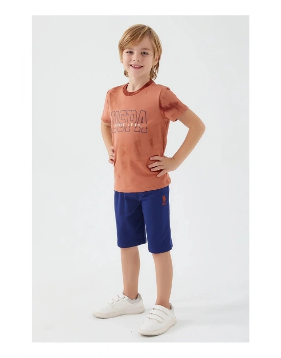 US POLO %100 PAMUK ERKEK ÖOCUK GARSON BOY ŞORT TAKIM 1344