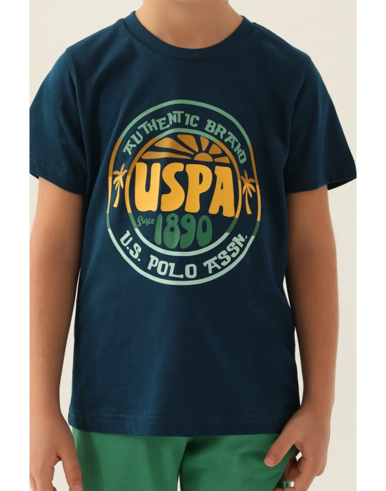 Us1741 Erkek Çocuk Palm Tree Detail Alt Üst Takım