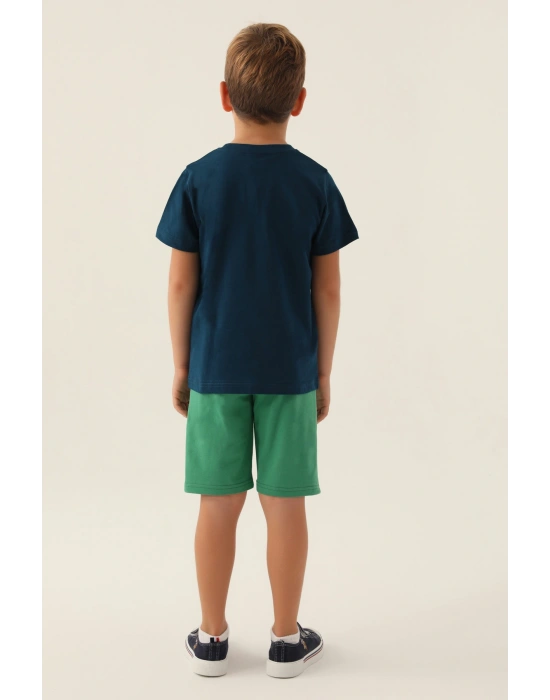 Us1741 Erkek Çocuk Palm Tree Detail Alt Üst Takım