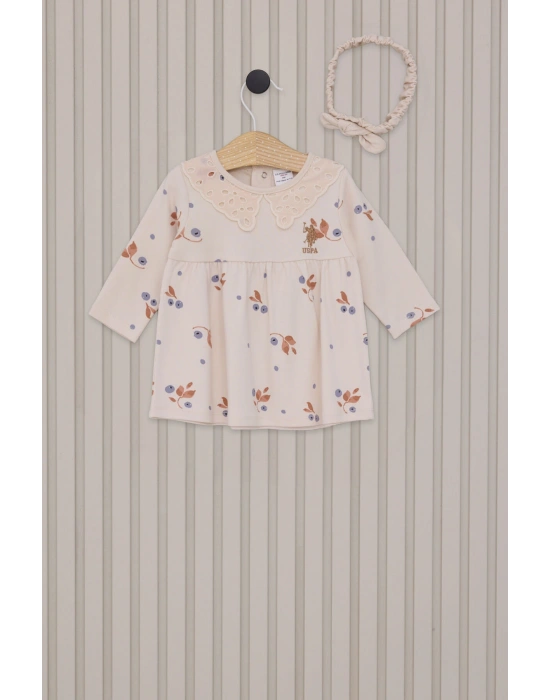 Kız Bebek Kahverengi Elbise