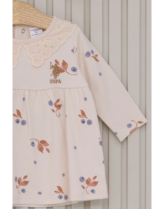 Kız Bebek Kahverengi Elbise