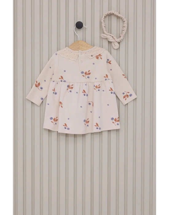 Kız Bebek Kahverengi Elbise