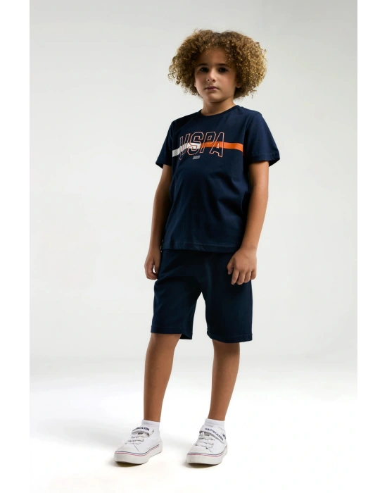 Erkek Çocuk Lacivert Bermuda Takım