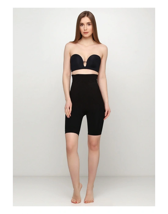 Toparlayıcı Inceltici Kadın Klasik Korse Siyah 5001