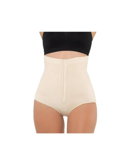 Kadın Ten Renk Ağraflı Yüksek Bel Slip Korse