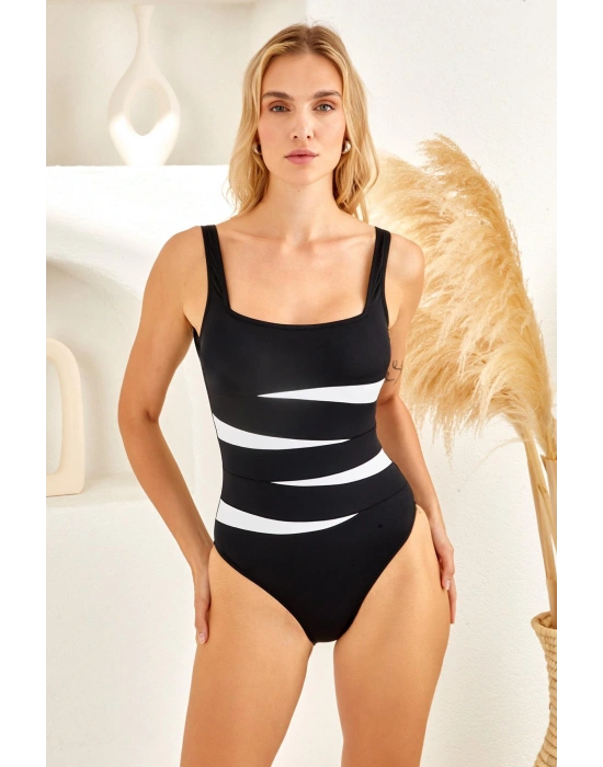 Parçalı Büyük Beden Mayo 4142-P