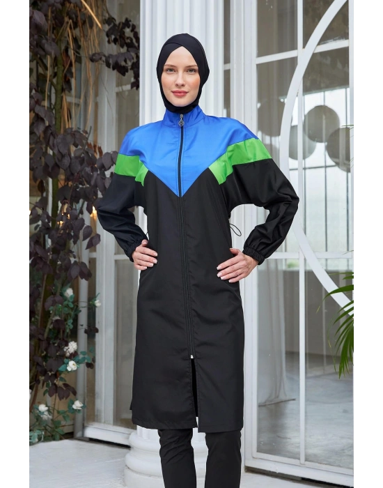 Cara Uzun Kollu Tesettür Mayo 2405